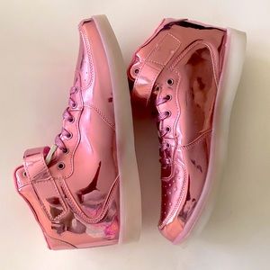 Shiny Pink Women's Sneakers